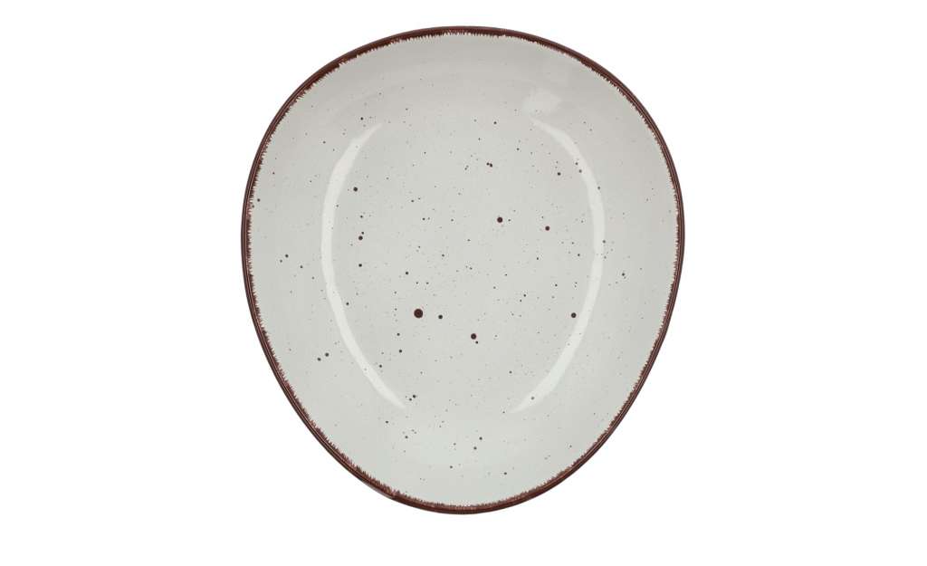 Peill+Putzler Schale dreieckig Ø 23cm  Siena ¦ weiß ¦ Steinzeug ¦ Maße (cm): H: 5 Ø: 23 Geschirr > Schalen - Höffner