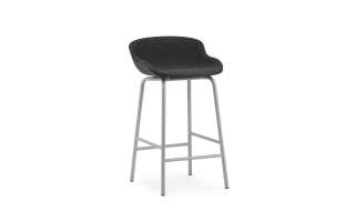 Normann Copenhagen - Hyg Barhocker 65cm Vollpolsterung - grau - indoor