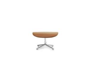 Normann Copenhagen - Hyg drehbarer Fußhocker - braun - indoor