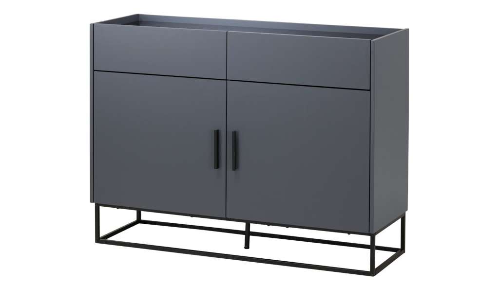Kommode  Jacurso ¦ grau ¦ Maße (cm): B: 117 H: 87 T: 39,5 Kommoden & Sideboards > Kommoden - Höffner