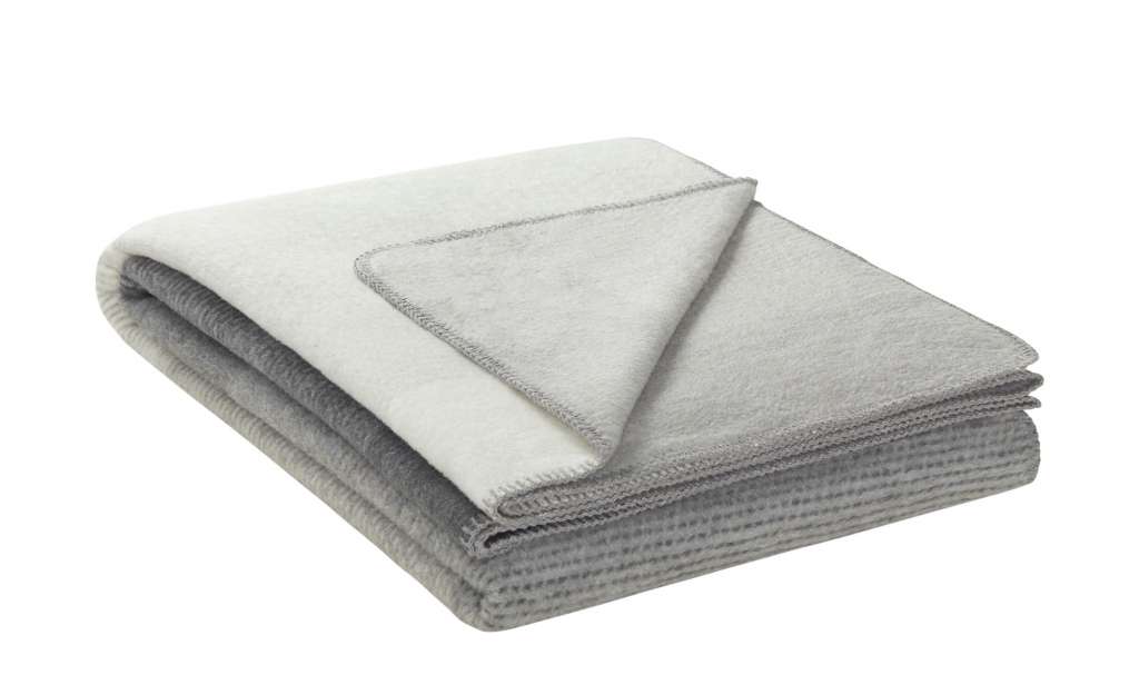 IBENA Jacquard-Decke   Toronto ¦ grau ¦ 58% Baumwolle, 35% Polyacryl, 7% Polyester  ¦ Maße (cm): B: 150 Heimtextilien > Kuscheldecken - Höffner
