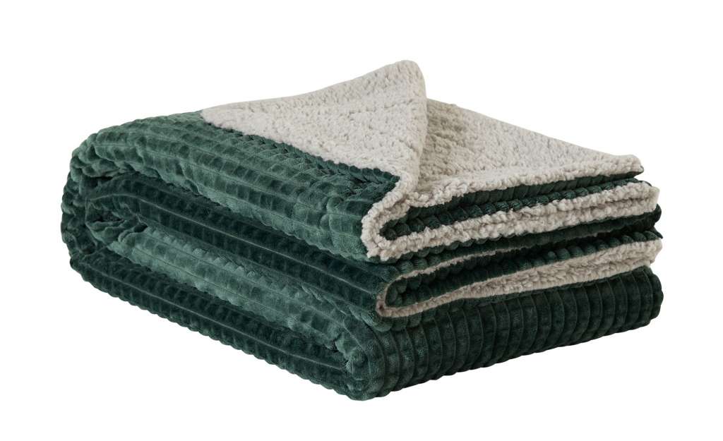 LAVIDA Flanell Fleecedecke  Lexi ¦ grün ¦ 100% Polyester ¦ Maße (cm): B: 150 Heimtextilien > Kuscheldecken - Höffner