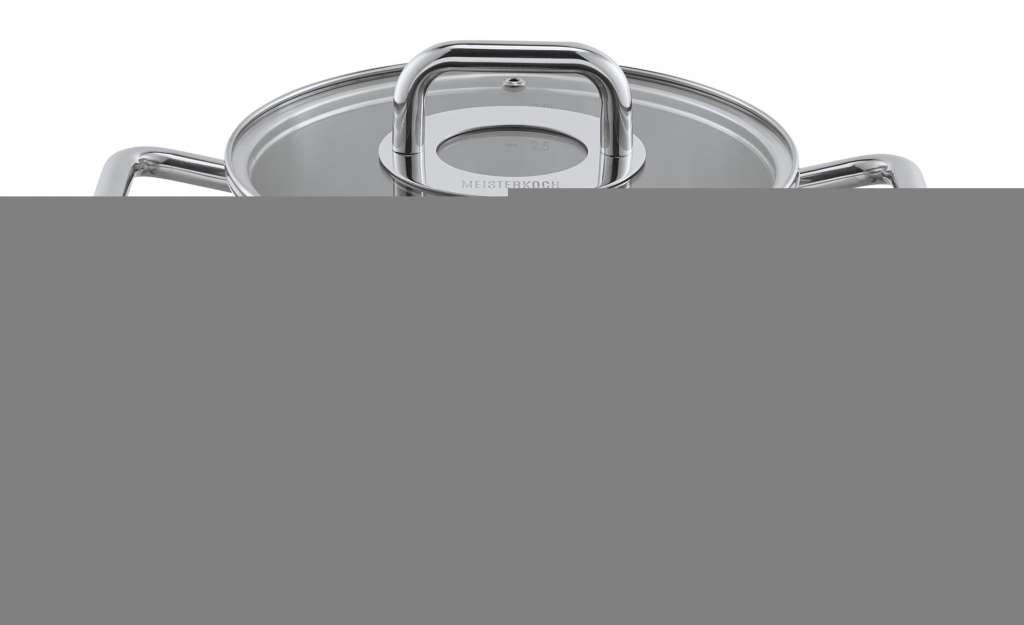 Meisterkoch Kochtopf 20cm ¦ silber ¦ Edelstahl ¦ Maße (cm): H: 11,5 Ø: 20 Töpfe & Pfannen & Zubehör > Töpfe - Höffner