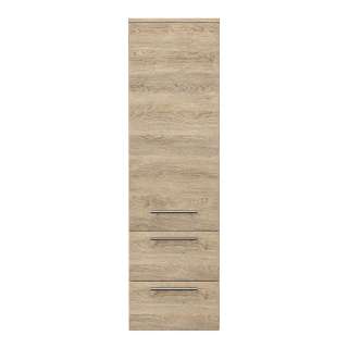 Bad Hochschrank in Eiche hell Optik 120 cm hoch
