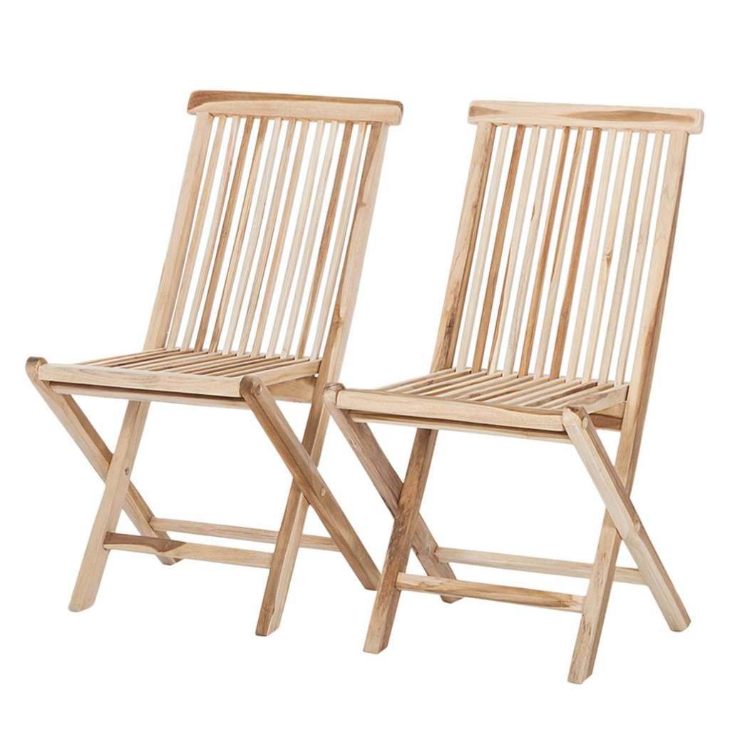home24 Klappstuhl Teakline Classic I (2er-Set)