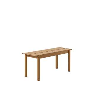 Muuto - Linear Steel Bank - orange - 110 cm - indoor