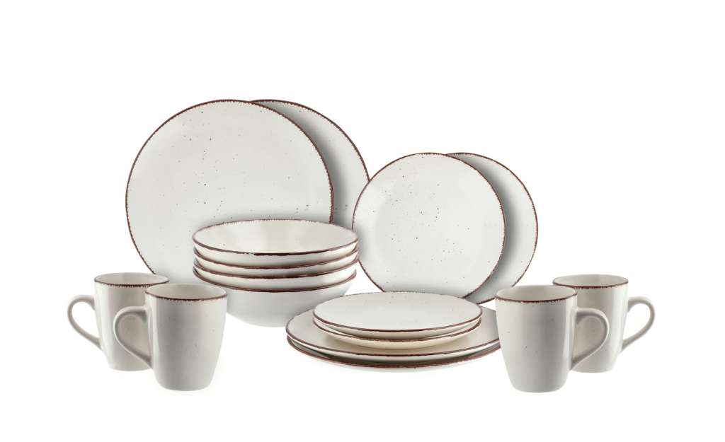 Peill+Putzler Kombiservice, 16-teilig  Siena ¦ weiß ¦ Steinzeug Geschirr > Geschirrsets > Kombiservice - Höffner