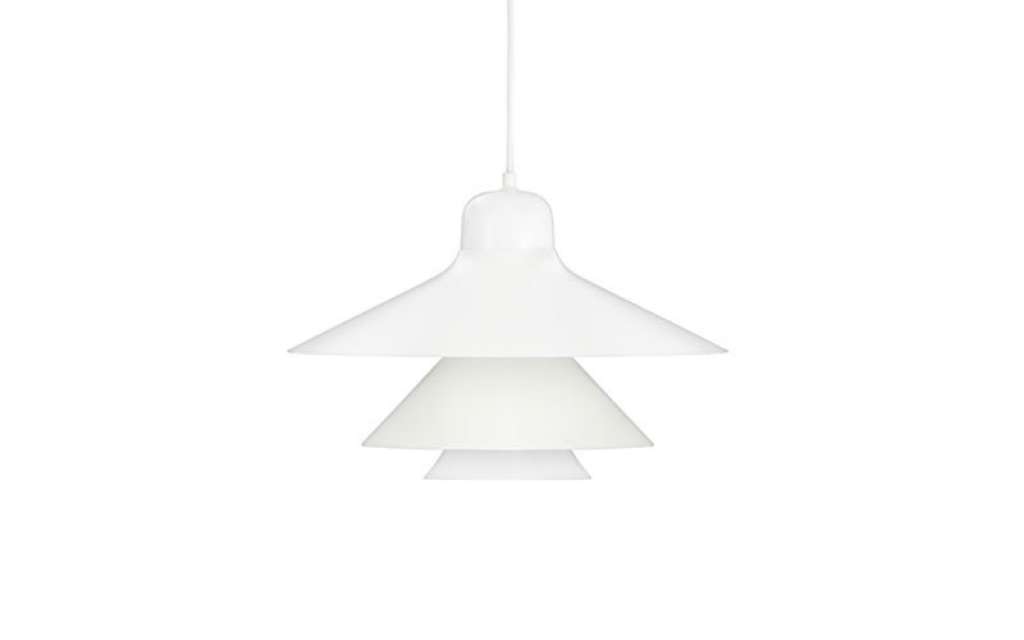 Normann Copenhagen - Ikono Hängeleuchte - L - weiß - indoor