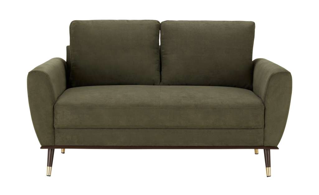 Sofa  Johanna ¦ grün ¦ Maße (cm): B: 148 H: 72 T: 87 Polstermöbel > Sofas > 2-Sitzer - Höffner