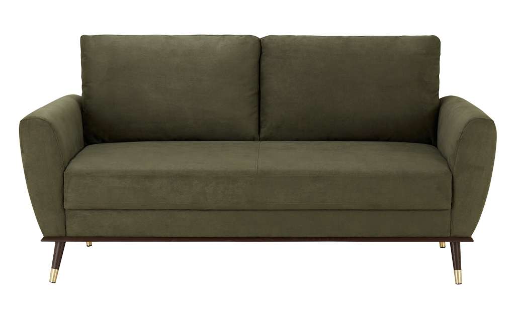 Sofa  Johanna ¦ grün ¦ Maße (cm): B: 168 H: 72 T: 87 Polstermöbel > Sofas > Einzelsofas - Höffner