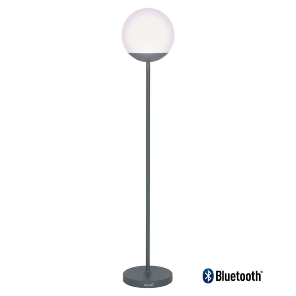 Fermob - Mooon! LED Stehleuchte mit Akku - Gewittergrau - indoor