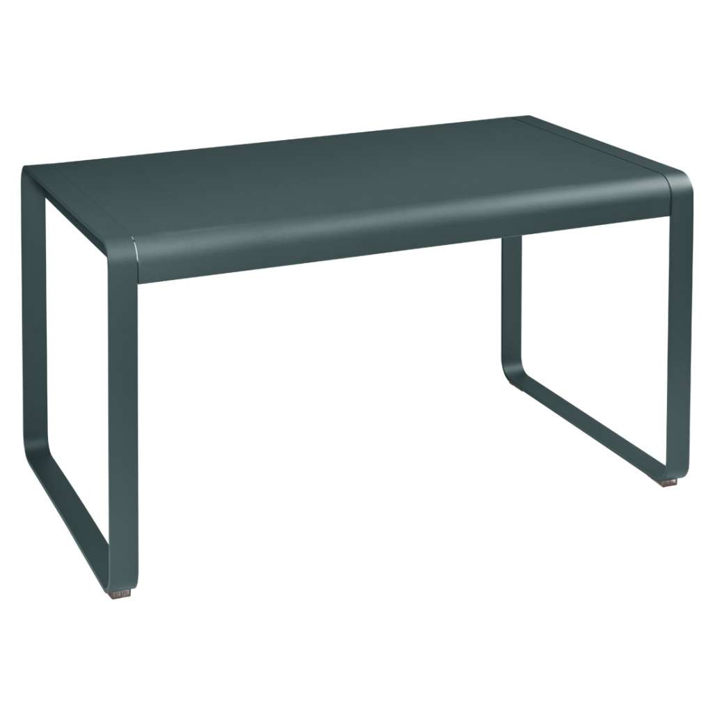 Fermob - BELLEVIE Tisch - 140 x 80 cm - 26 Gewittergrau - indoor