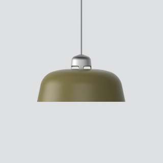 Wästberg - Dalston w162 Pendelleuchte - 37 x 20 cm - LED silber - oliv/gelb - indoor