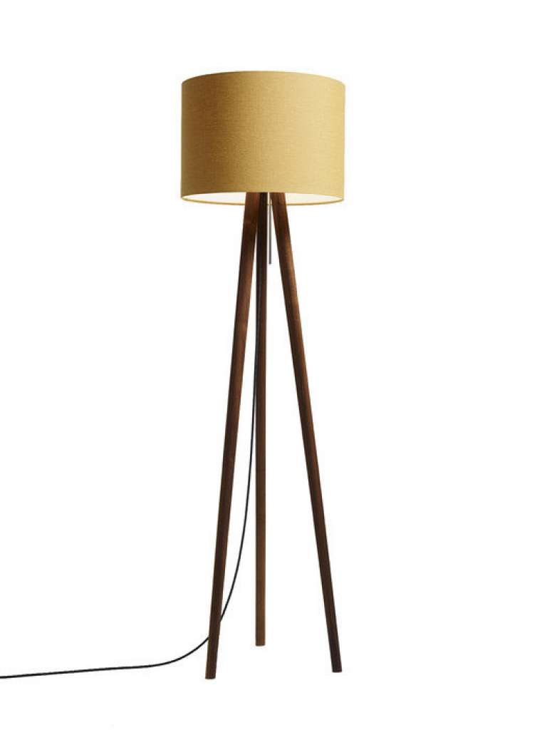 Domus - Sten Linum Stehleuchte - caramel - Walnuss - indoor