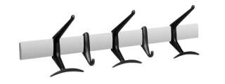 Kartell - Hanger Wandgarderobe - 60 cm - schwarz - indoor