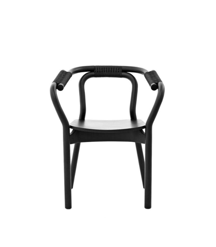Normann Copenhagen - Knot Armlehnstuhl - black - indoor