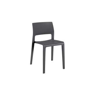 Arper - Juno Stuhl - anthrazit - indoor