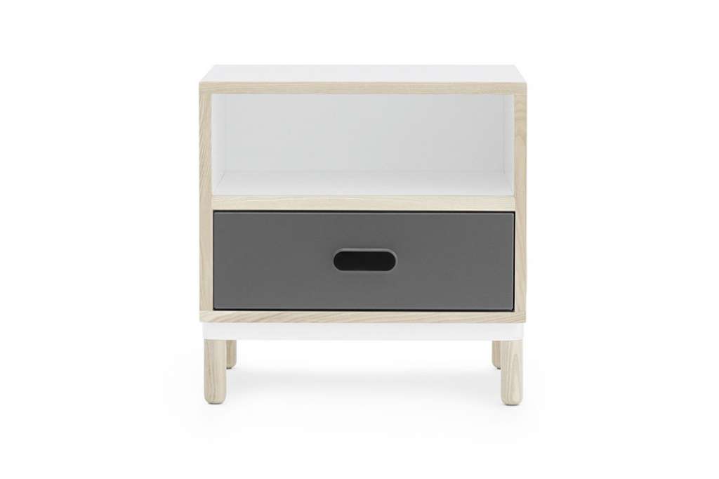 Normann Copenhagen - Kabino Nachttisch - grey - indoor