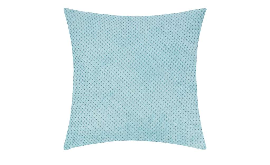 HOME STORY Kissen  Lisa ¦ türkis/petrol ¦ 100% Polyester, 250gr. ¦ Maße (cm): B: 40 Heimtextilien > Kissen > Dekokissen - Höffner