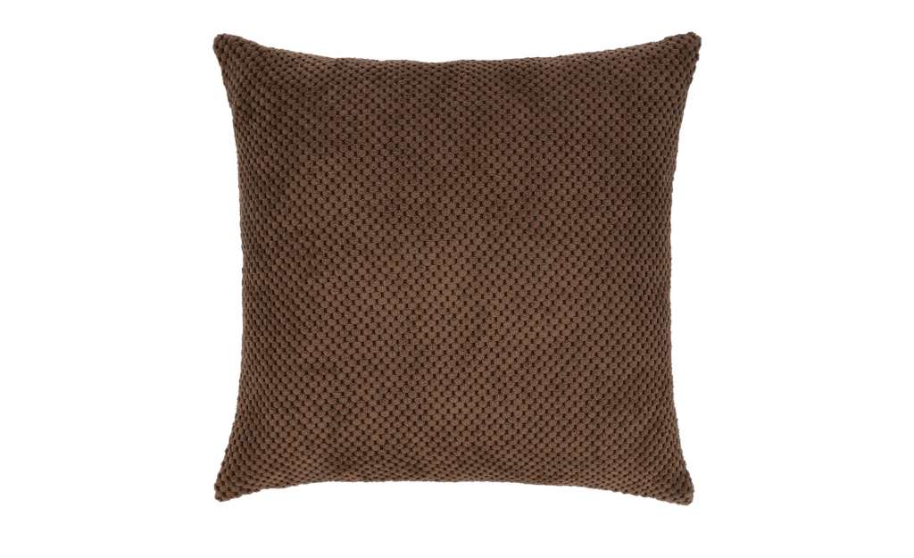 HOME STORY Kissen  Lisa ¦ braun ¦ 100% Polyester, 250gr. ¦ Maße (cm): B: 40 Heimtextilien > Kissen > Dekokissen - Höffner
