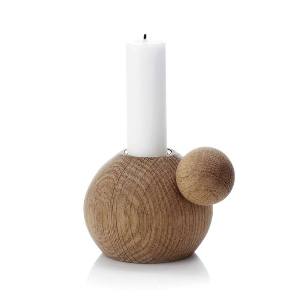 applicata - RoundNRound - Kerzenhalter - oak - indoor