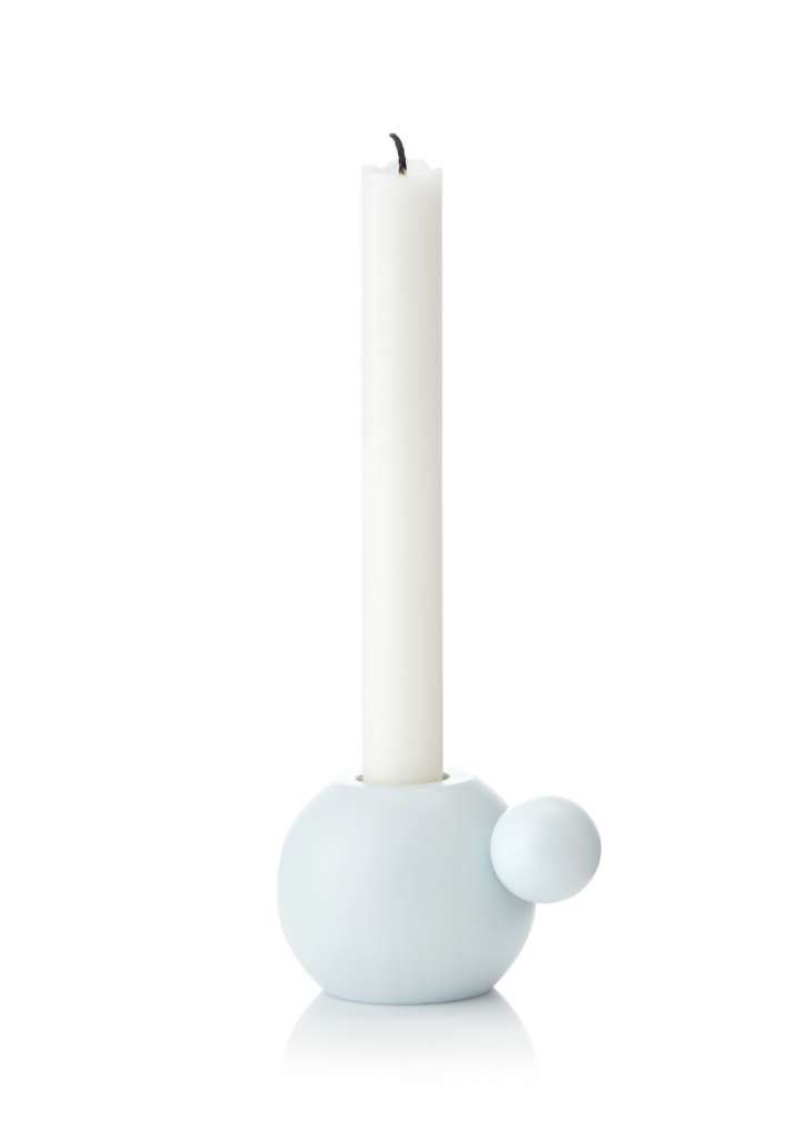 applicata - RoundNRound - Kerzenhalter - baby blue - indoor