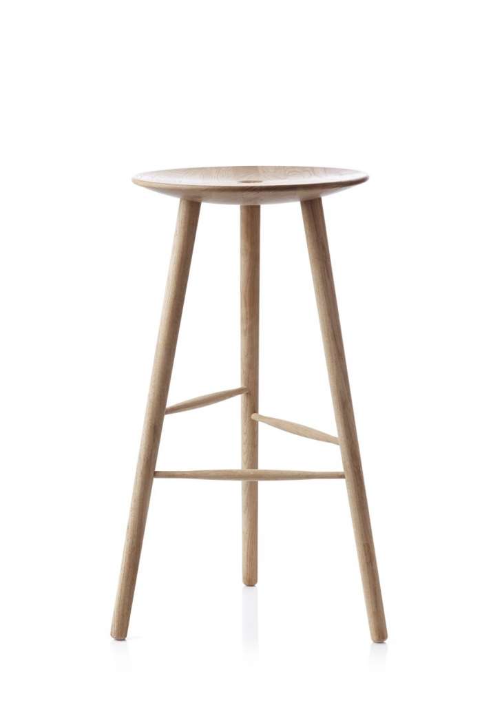 applicata - Di Volo Hocker 65cm - oak - indoor