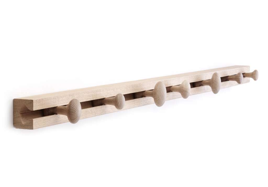 applicata - Track Rack - Wandgarderobe - oak - 120 cm - indoor