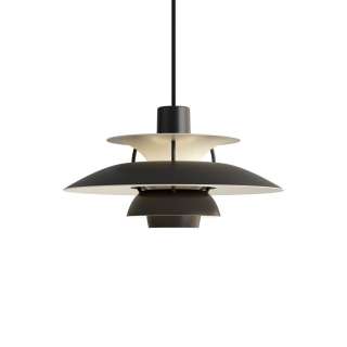 Louis Poulsen - PH 5 mini Monochrome Pendelleuchte - black - indoor