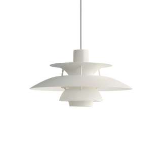 Louis Poulsen - PH 5 mini Monochrome Pendelleuchte - white - indoor