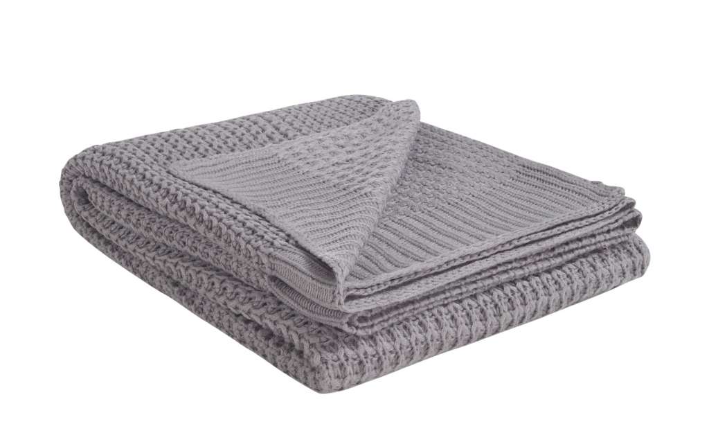 Wohnplaid  Full Bloom ¦ grau ¦ 100% Polyacryl, Polyacryl ¦ Maße (cm): B: 130 Heimtextilien > Kuscheldecken - Höffner