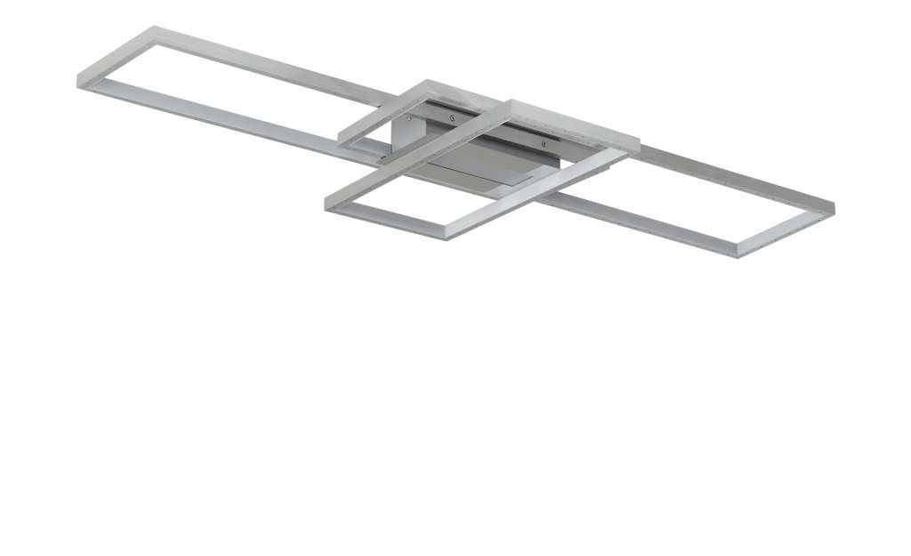 KHG LED-Deckenleuchte, 3-flammig, chrom/Alu ¦ silber ¦ Maße (cm): B: 42 H: 8,5 Lampen & Leuchten > Innenleuchten > Deckenleuchten - Höffner