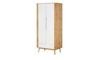 Drehtürenschrank  Loxley ¦ weiß ¦ Maße (cm): B: 90 H: 200 T: 55 Schränke > Schranksysteme - Höffner