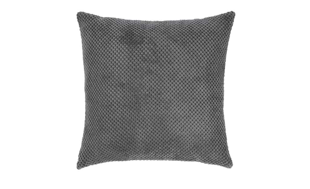 HOME STORY Kissen  Lisa ¦ grau ¦ 100% Polyester, 250gr. ¦ Maße (cm): B: 40 Heimtextilien > Kissen > Dekokissen - Höffner