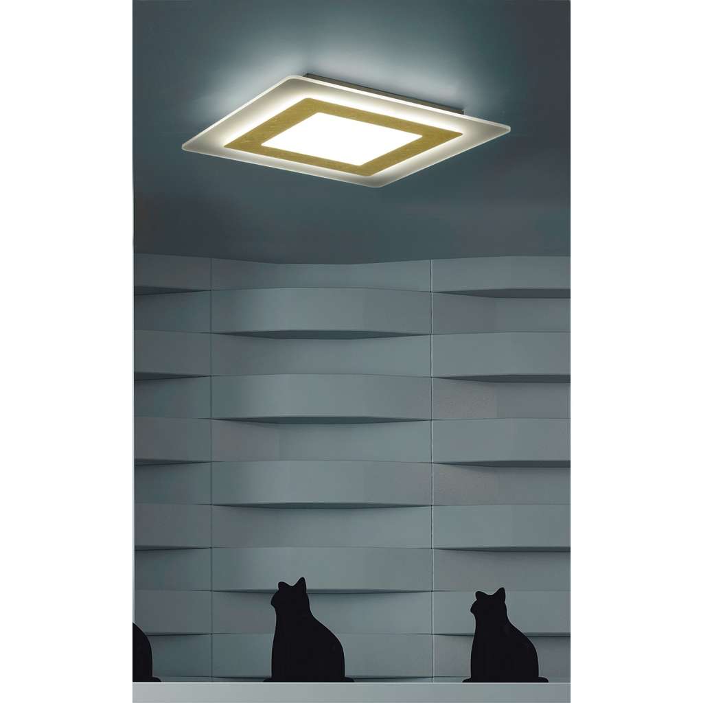 home24 LED-Deckenleuchte Oblio