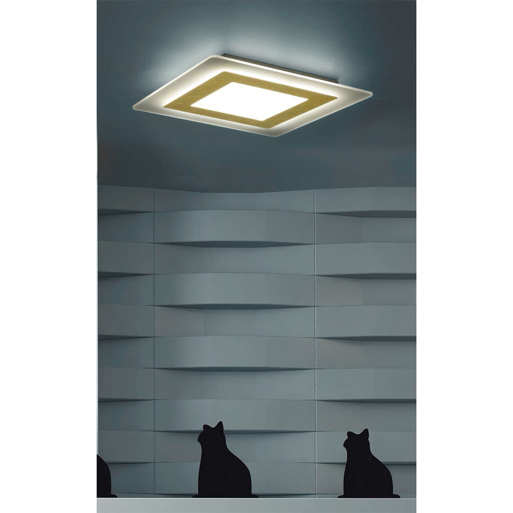 home24 LED-Deckenleuchte Oblio