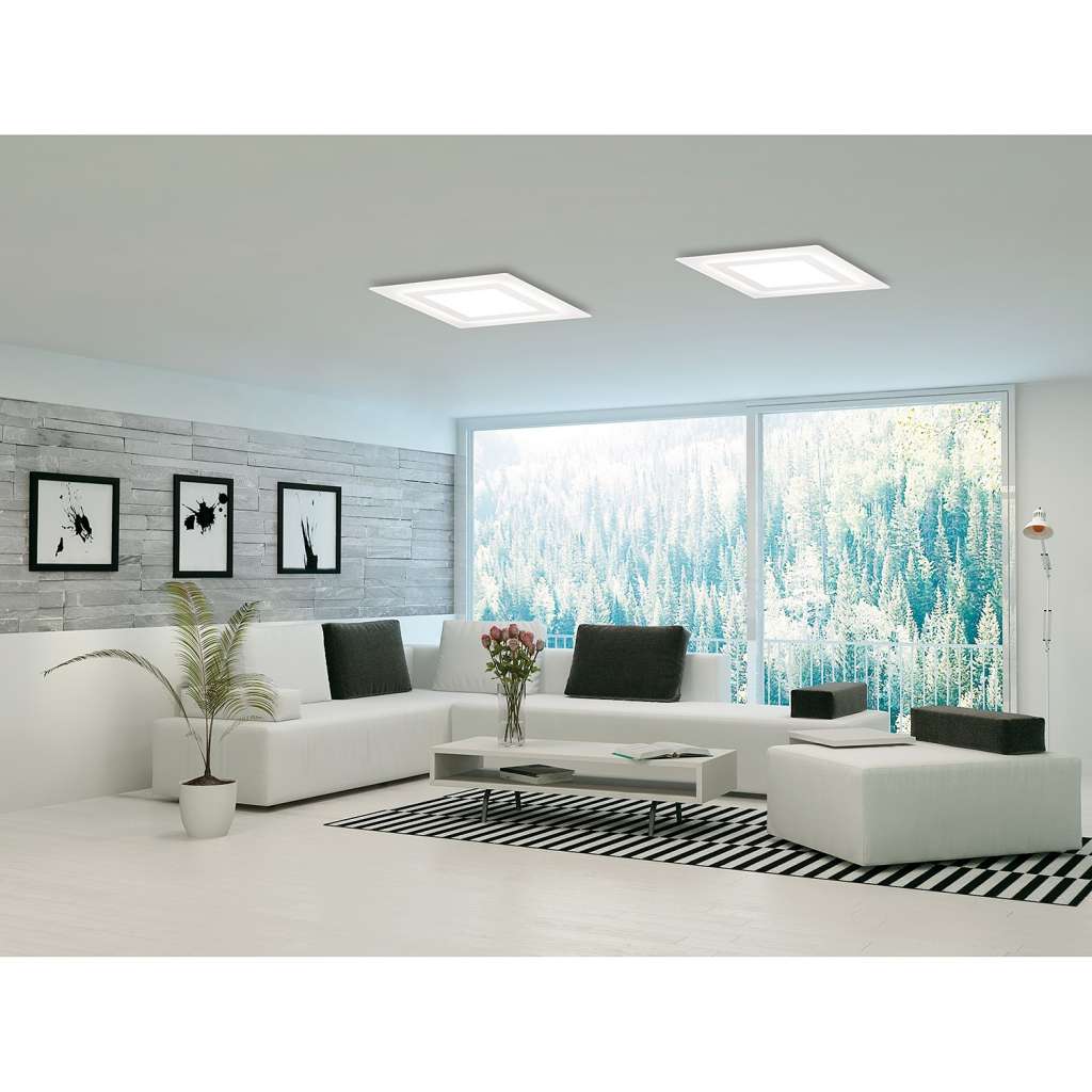 home24 LED-Deckenleuchte Oblio