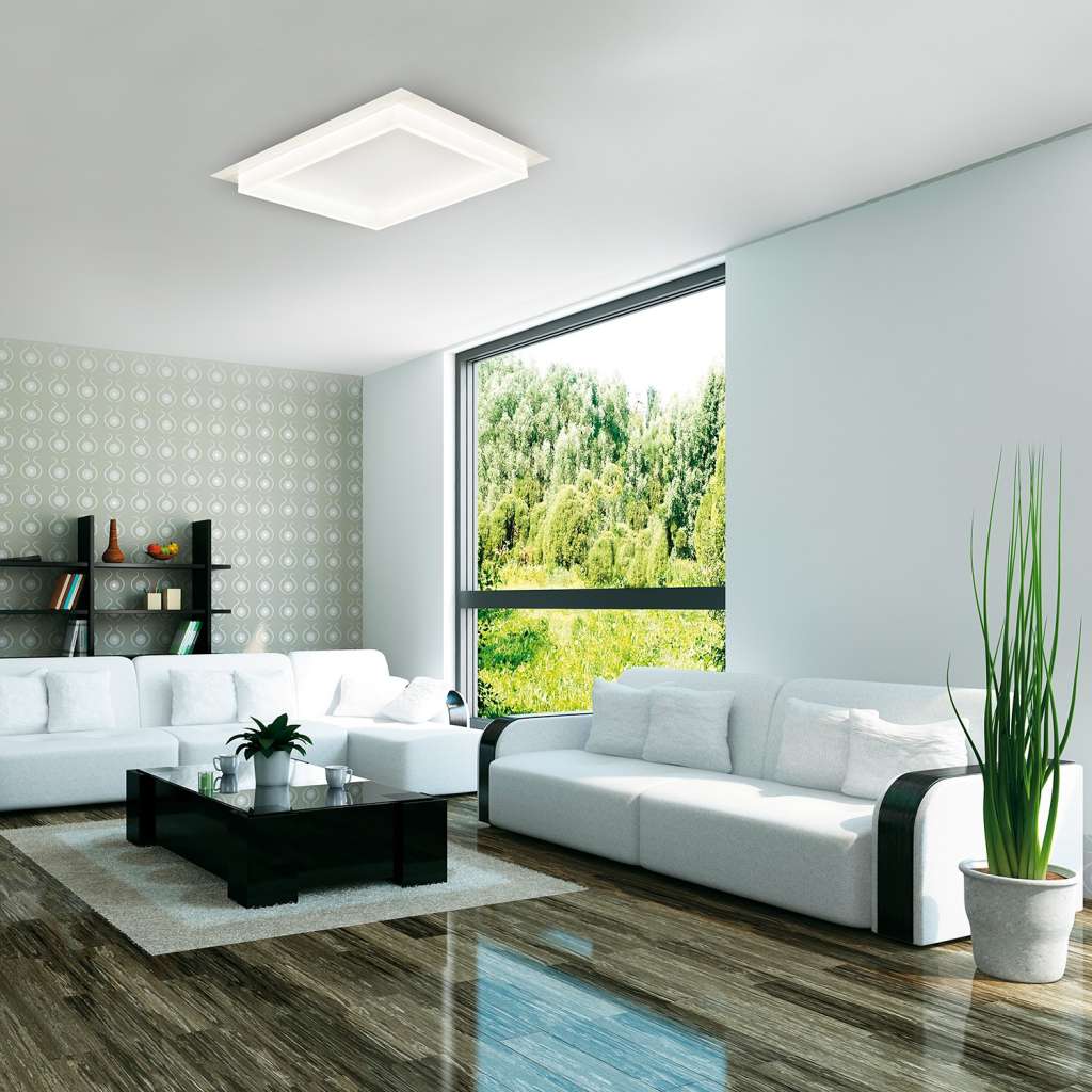 home24 LED-Deckenleuchte Square II