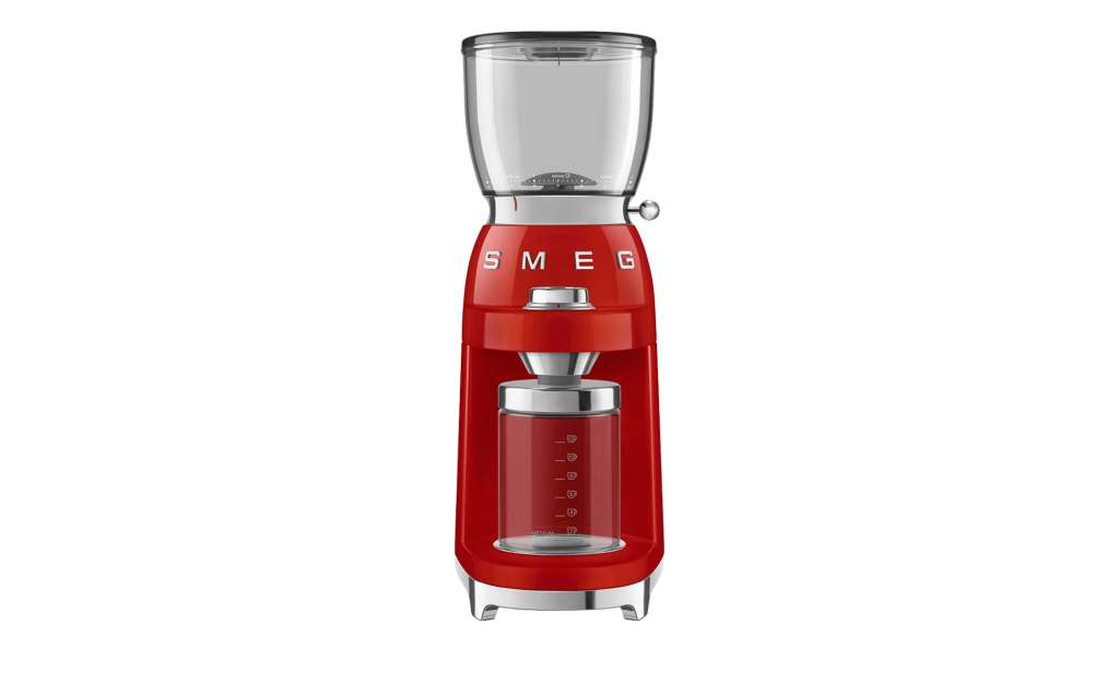 smeg Kaffeemühle  CGF01RDEU ¦ rot ¦ Kunststoff, Aluminium ¦ Maße (cm): B: 25 H: 46 T: 17 Elektrokleingeräte > Kaffee & Espressomaschinen - Höffner