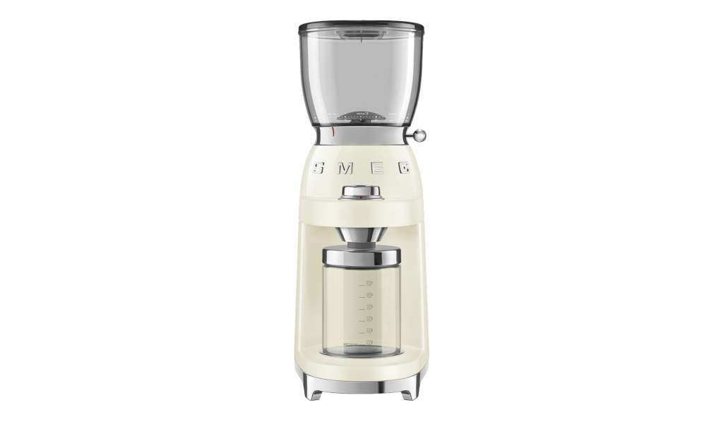smeg Kaffeemühle  CGF01CREU ¦ creme ¦ Kunststoff, Aluminium ¦ Maße (cm): B: 25 H: 46 T: 17 Elektrokleingeräte > Kaffee & Espressomaschinen - Höffner