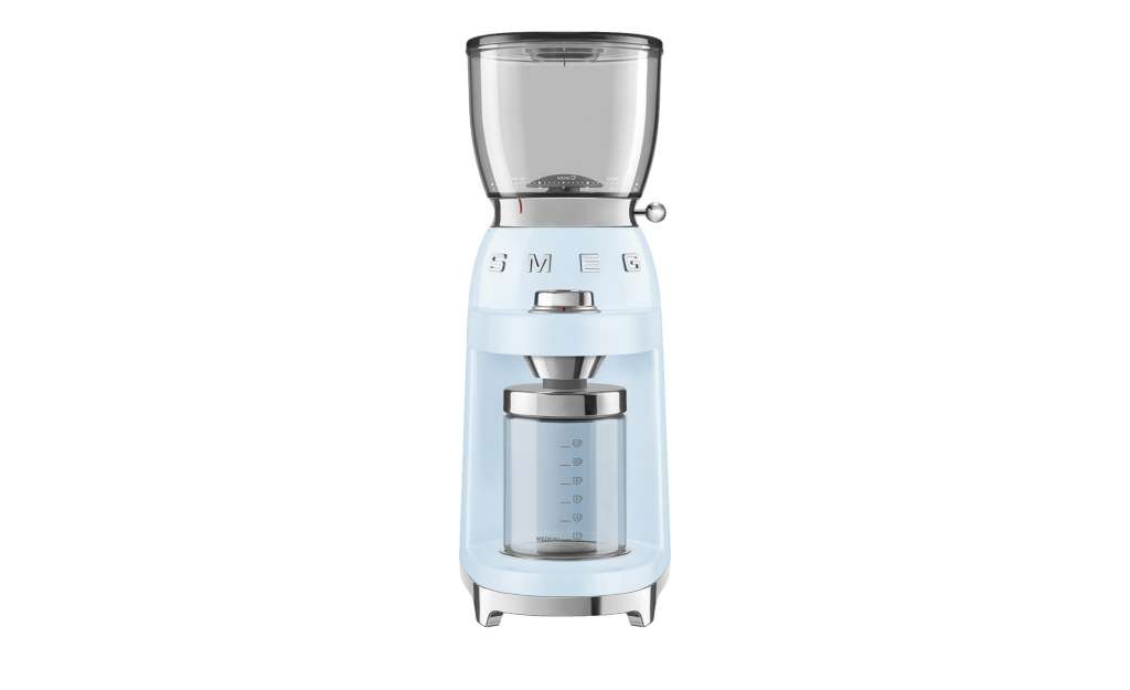 smeg Kaffeemühle  CGF01PBEU ¦ blau ¦ Kunststoff, Aluminium ¦ Maße (cm): B: 25 H: 46 T: 17 Elektrokleingeräte > Kaffee & Espressomaschinen - Höffner