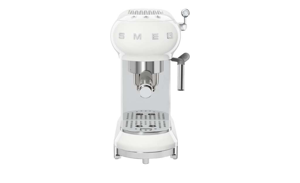 smeg Espresso-Maschine  ECF01WHEU ¦ weiß ¦ Metall, Edelstahl, Kunststoff ¦ Maße (cm): B: 14,9 H: 30,3 T: 33 Elektrokleingeräte > Kaffee & Espressomaschinen - Höffner
