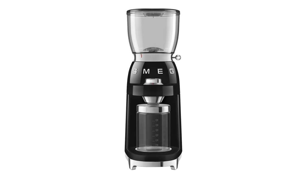 smeg Kaffeemühle  CGF01BLEU ¦ schwarz ¦ Kunststoff, Aluminium ¦ Maße (cm): B: 25 H: 46 T: 17 Elektrokleingeräte > Kaffee & Espressomaschinen - Höffner