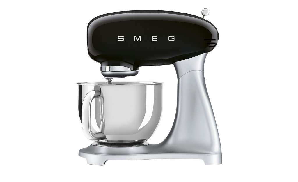 smeg Küchenmaschine  SMF02BLEU ¦ schwarz ¦ Kunststoff, Edelstahl ¦ Maße (cm): B: 40,2 H: 37,8 T: 22,1 Elektrokleingeräte > Mixen, Zerkleinern & Entsaften - Höffner