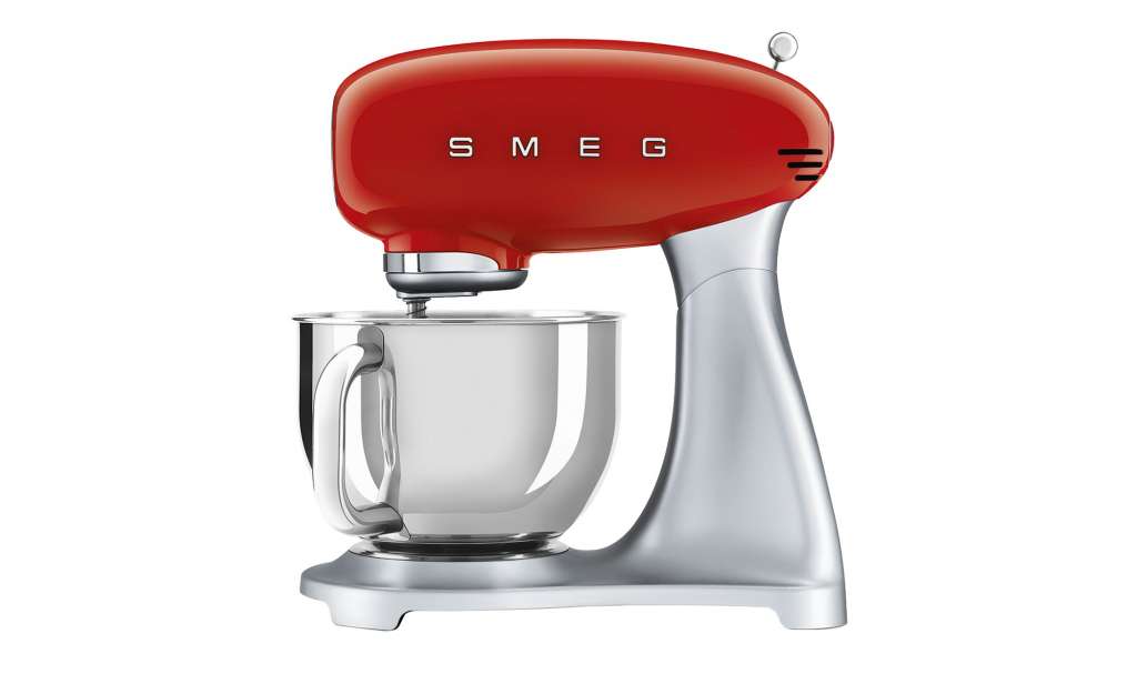 smeg Küchenmaschine  SMF02RDEU ¦ rot ¦ Kunststoff, Edelstahl ¦ Maße (cm): B: 40,2 H: 37,8 T: 22,1 Elektrokleingeräte > Mixen, Zerkleinern & Entsaften - Höffner