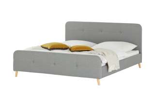 Polsterbett  Winford ¦ grau ¦ Maße (cm): B: 186 H: 96 T: 208 Betten > Polsterbetten - Höffner