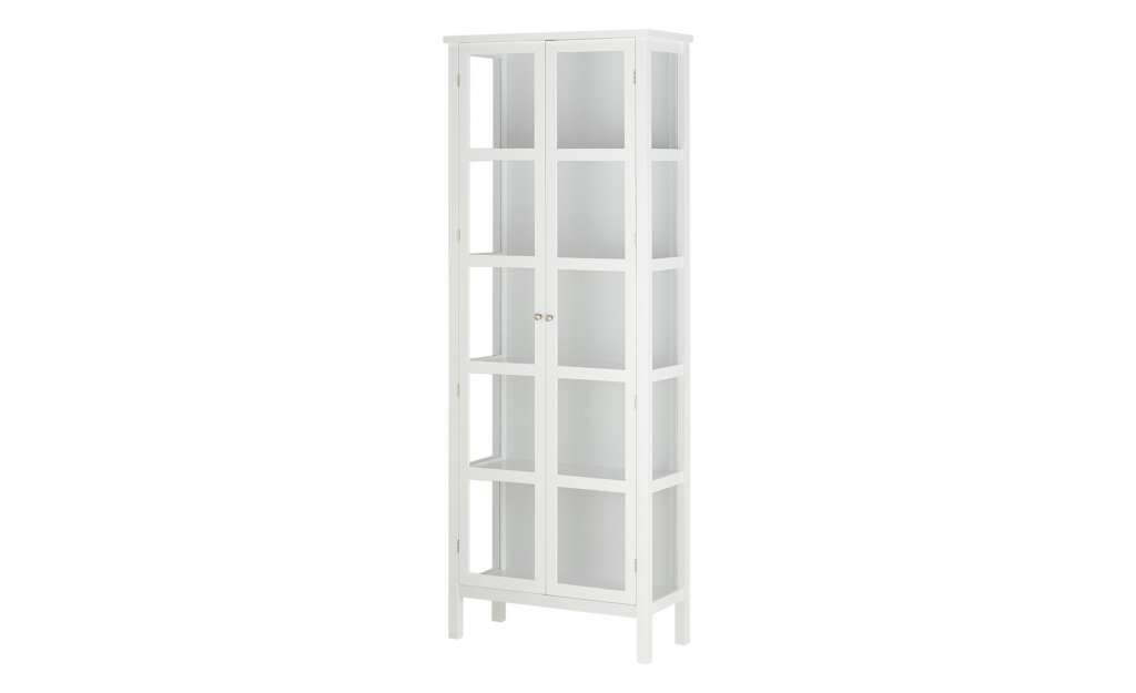Vitrine  Agosta ¦ weiß ¦ Maße (cm): B: 80 H: 210 T: 35,5 Kommoden & Sideboards > Vitrinen - Höffner