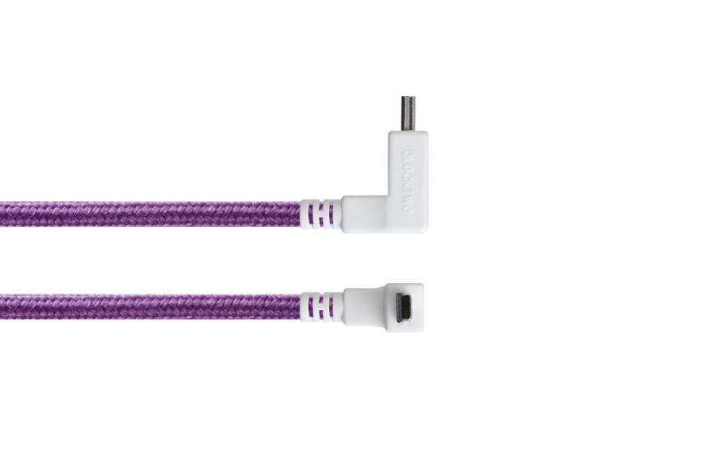 Biegert&Funk - Qlocktwo Qabel - violett - indoor