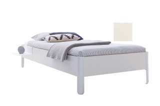 Müller Möbelwerkstätten - Nait Einzelbett - Offwhite - 120 x 220 - ohne Kopfteil - indoor