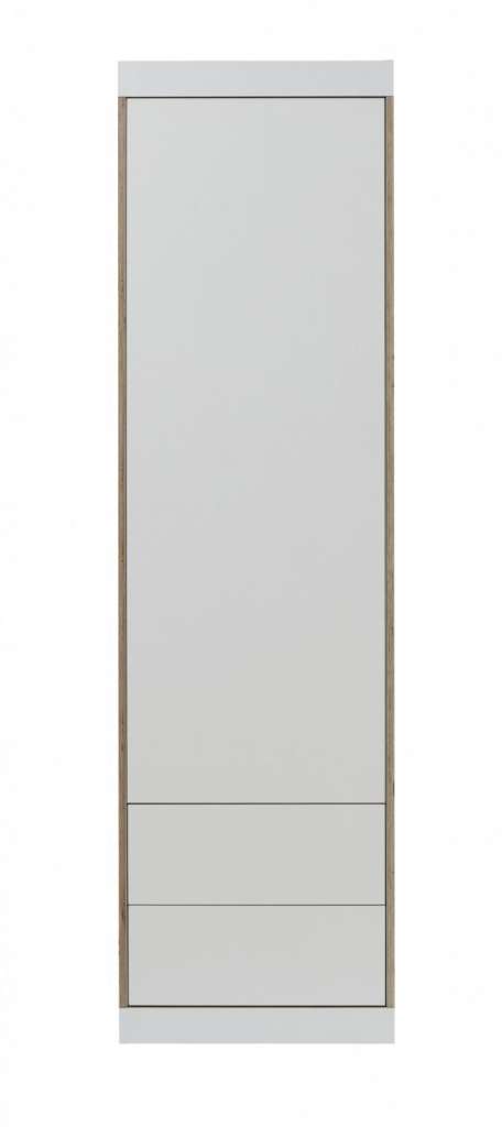 Müller Möbelwerkstätten - Flai Kleiderschrank Außenschubkästen - weiß - indoor